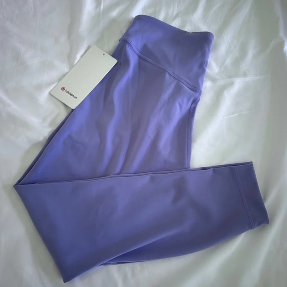 🆕💜 Lululemon Wunder Under SmoothCover High Rise Tights 25” - Dark Lavender - Picture 1 of 9
